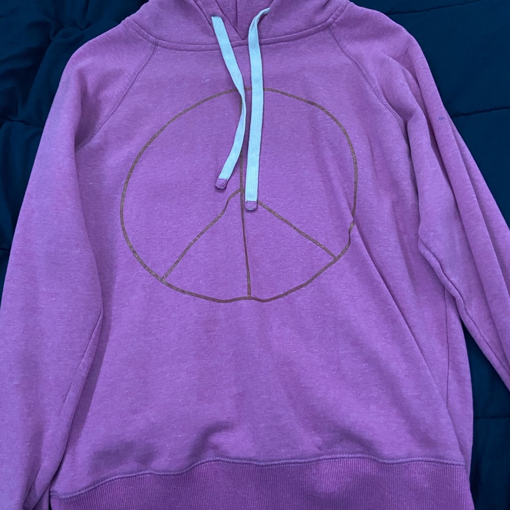 Peace sign hoodie